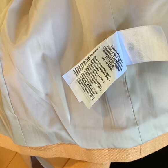 J Crew Helena in stretch linen blend Costal sunset bright orange Size 2 - Picture 15 of 16